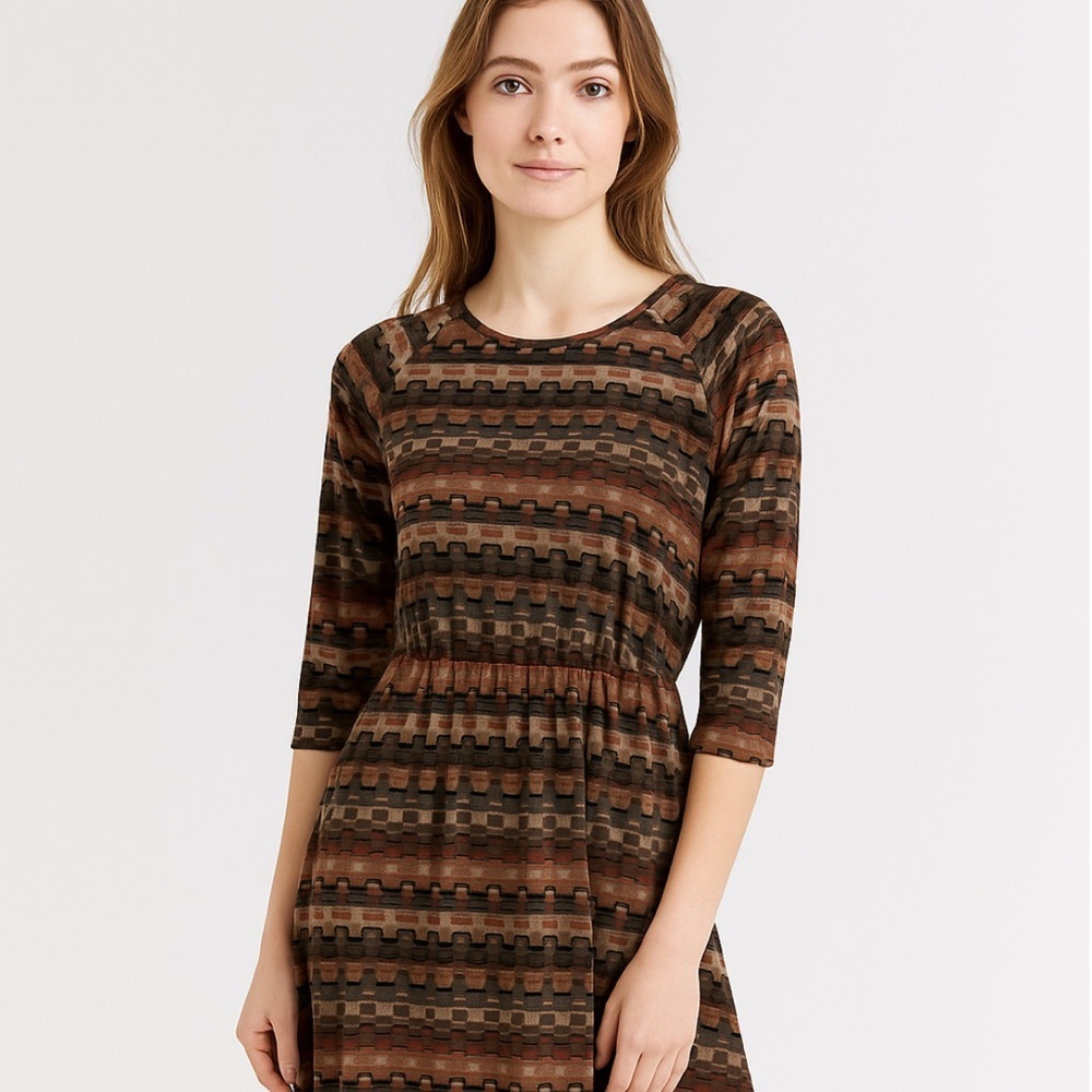 R&M Richards dress Patterned Midi Dress